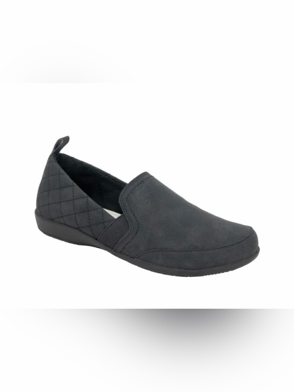 J Sport size 10 Lisa Quilted Slip-On Flats in Black, Like New